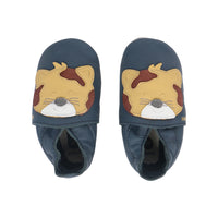 Leopard - Soft Sole - Navy