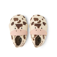 Mooley Cow - Soft Sole - White Swan+Black Coffee