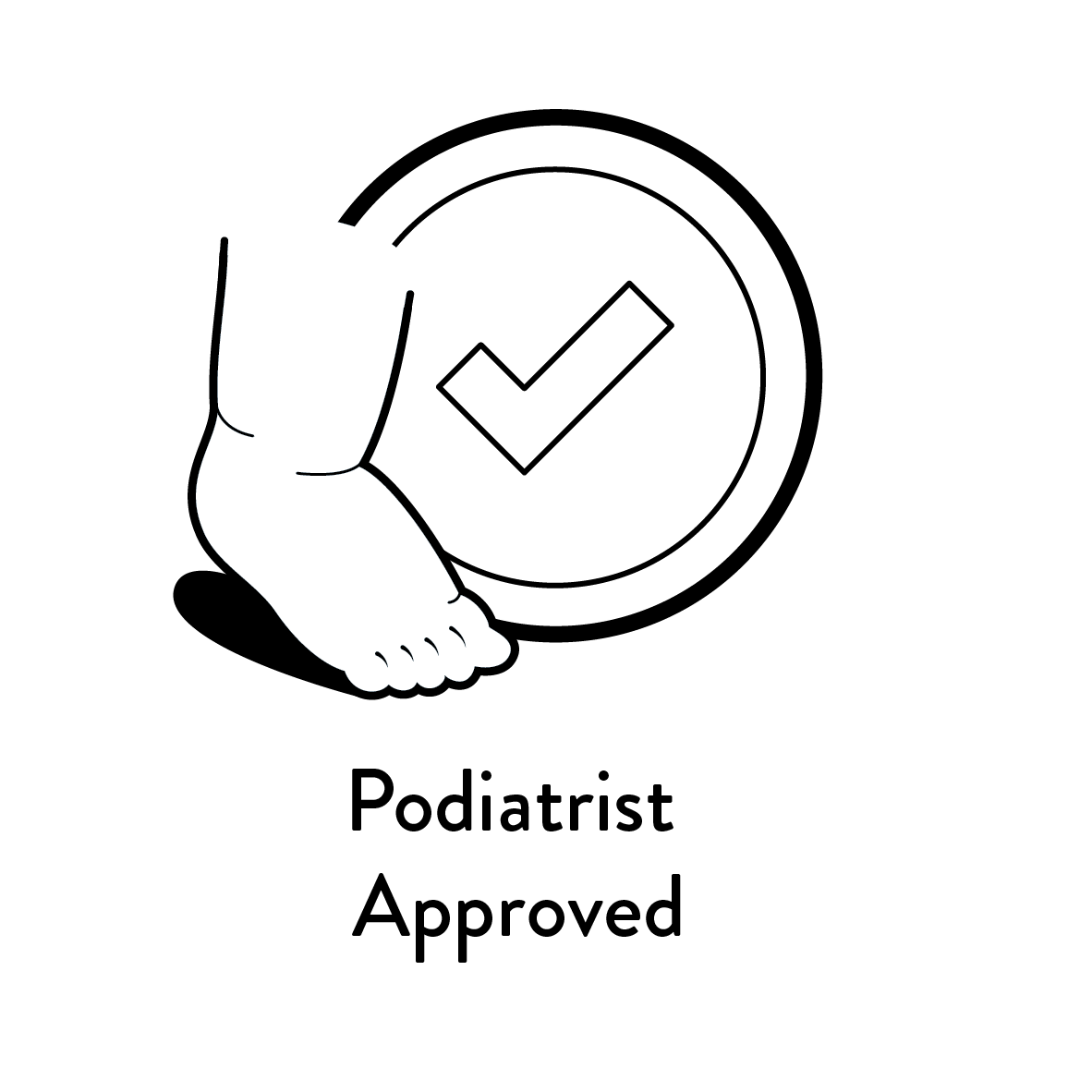 Podiatrist approved logo
