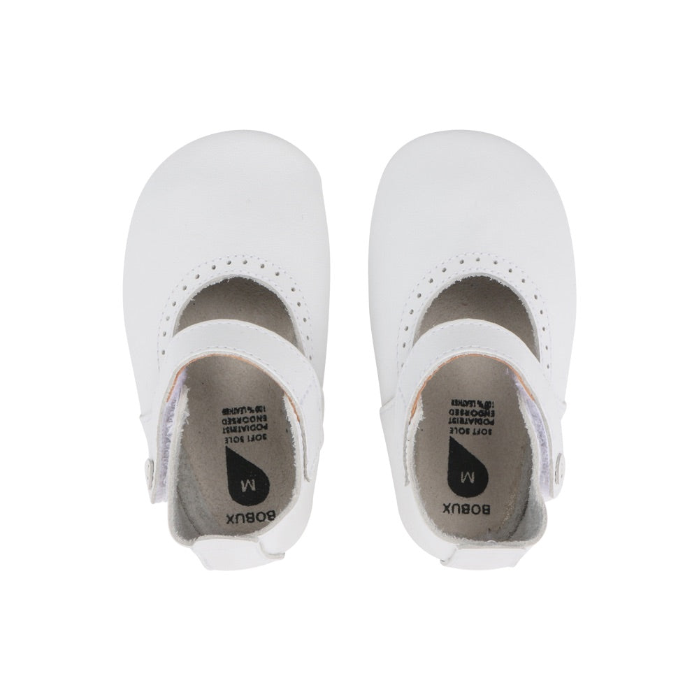 Bobux Scarpe Neonato Soft Sole Bow Pup Vanilla - Bamby Store - Bamby Store