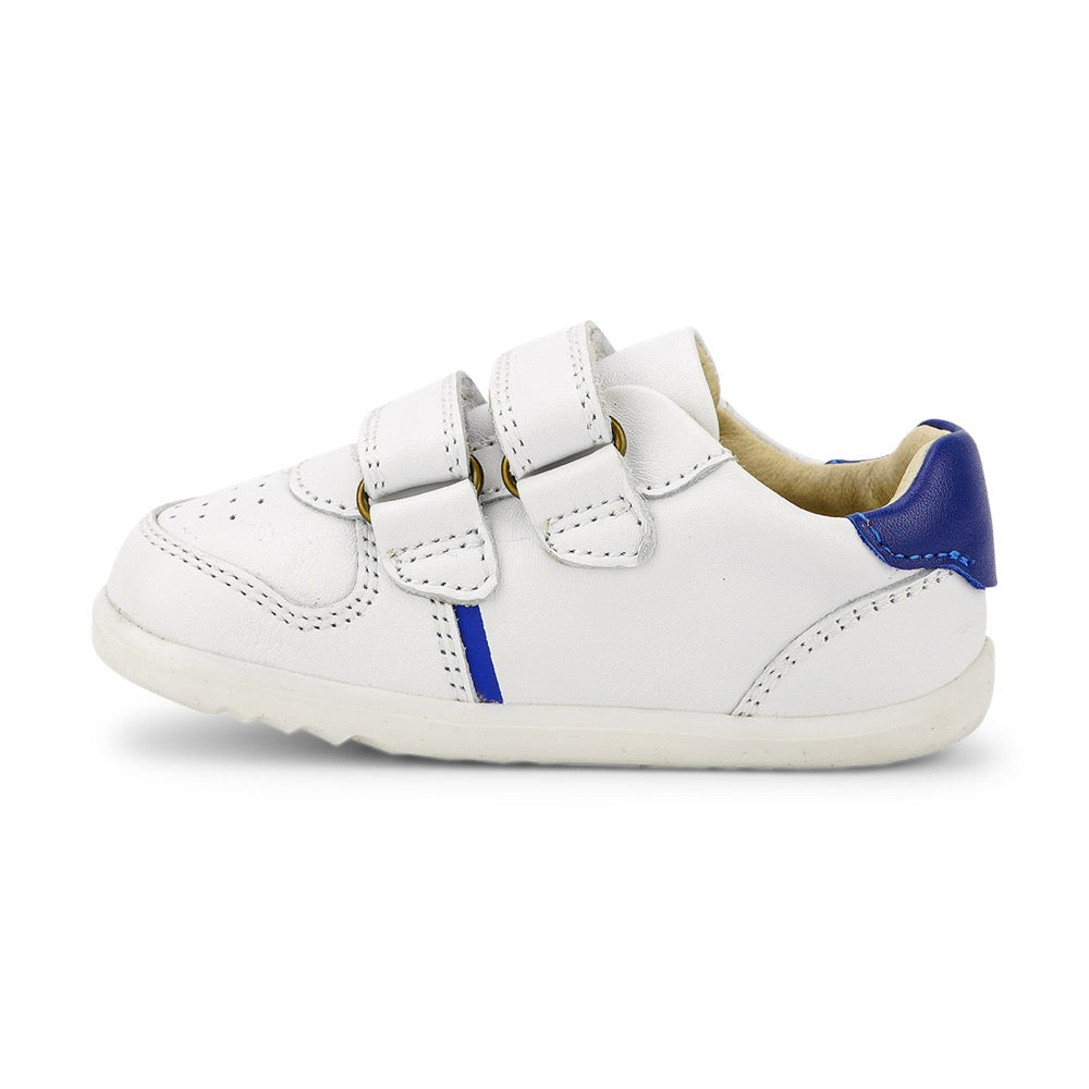 Riley  - Step Up - White + Blueberry