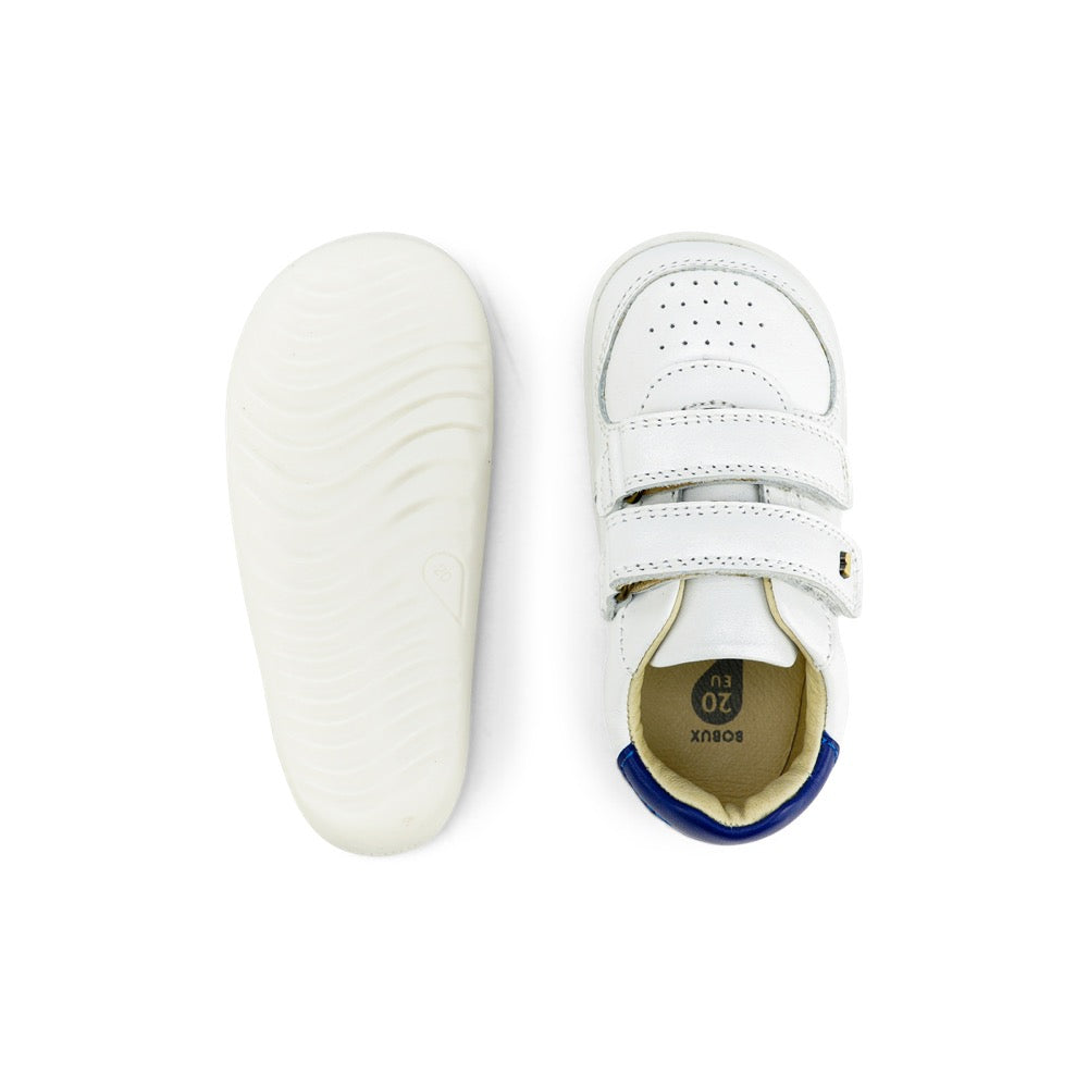 Riley  - Step Up - White + Blueberry