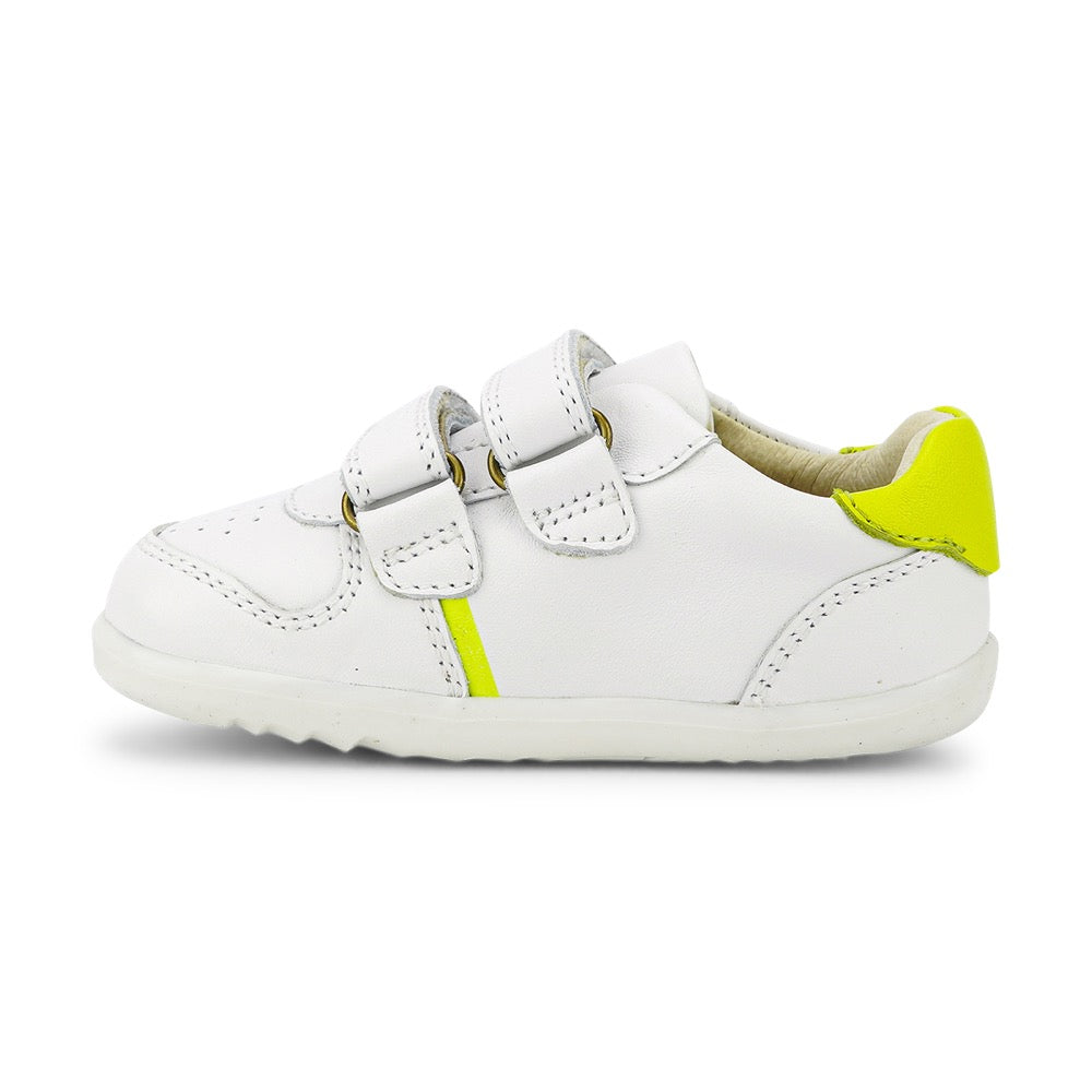 Riley  - Step Up - White + Neon