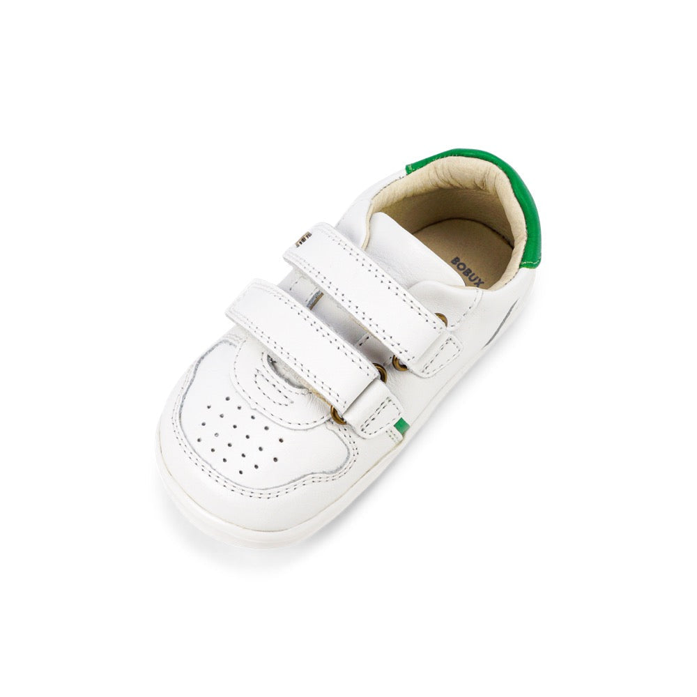 Riley  - Step Up - White + Emerald