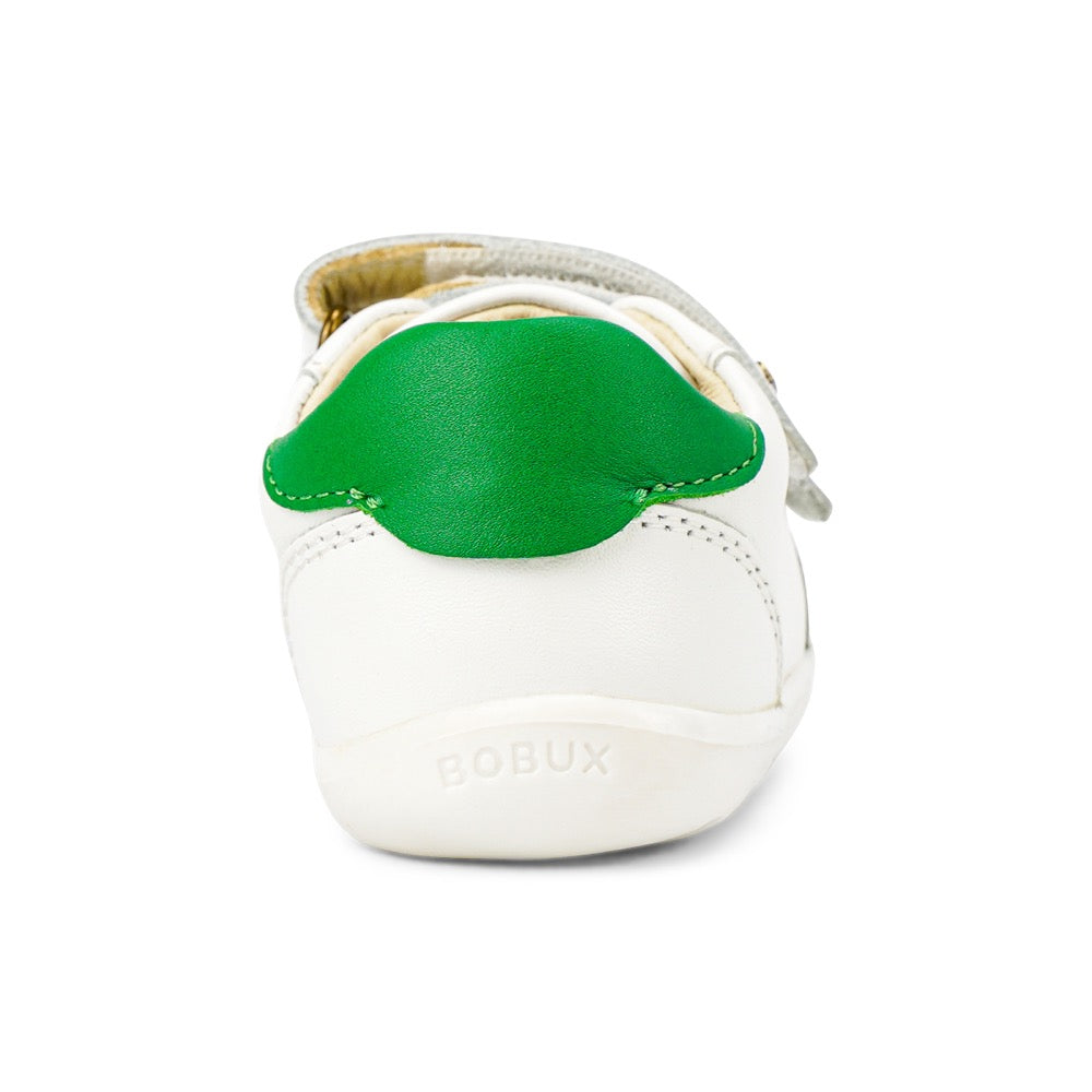 Riley  - Step Up - White + Emerald