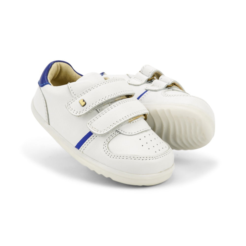 Riley  - Step Up - White + Blueberry