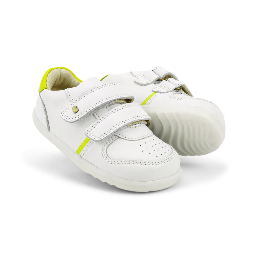 Riley  - Step Up - White + Neon