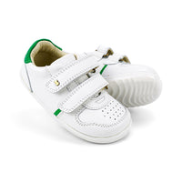 Riley  - Step Up - White + Emerald