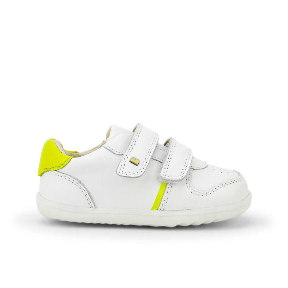 Riley  - Step Up - White + Neon