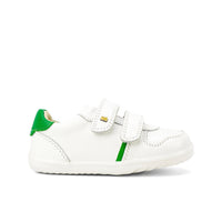 Riley  - Step Up - White + Emerald