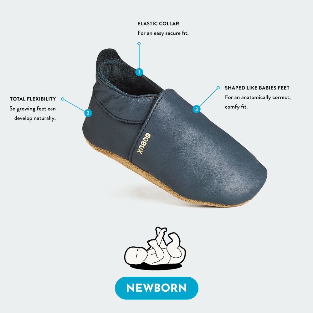 Soft Sole - Newborn shoe diagram