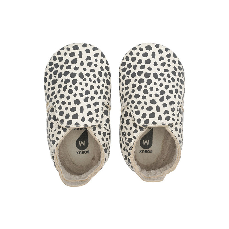 Dalmatian Print - Soft Sole - Vanilla