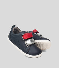 Grass Court Switch - Step Up - Navy (Red + Silver Metallic)