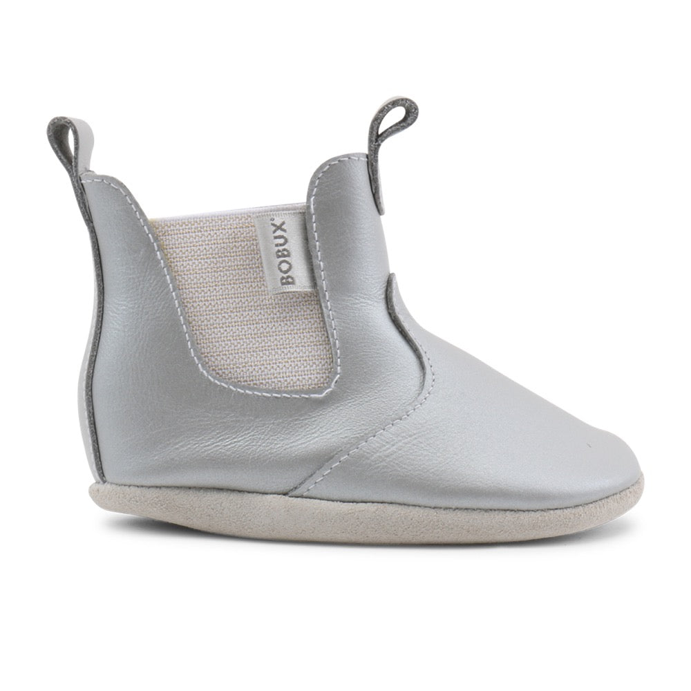 Bobux fashion silver boots