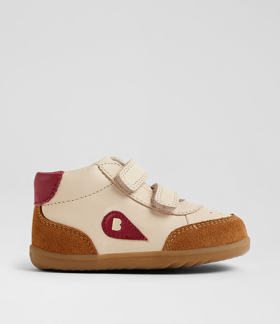Champ High - Step Up - Chalk-Caramel-Tibetan Red