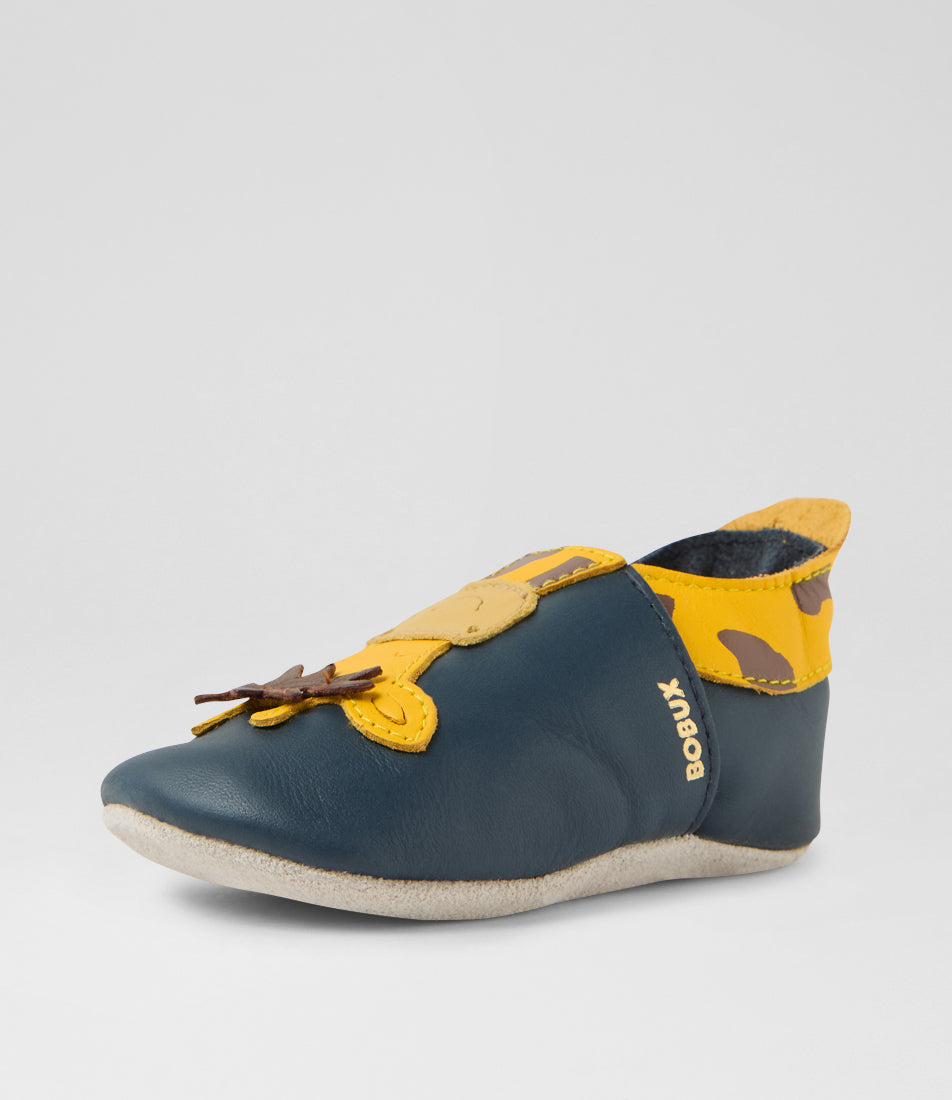 Giraffe - Soft Sole - Navy