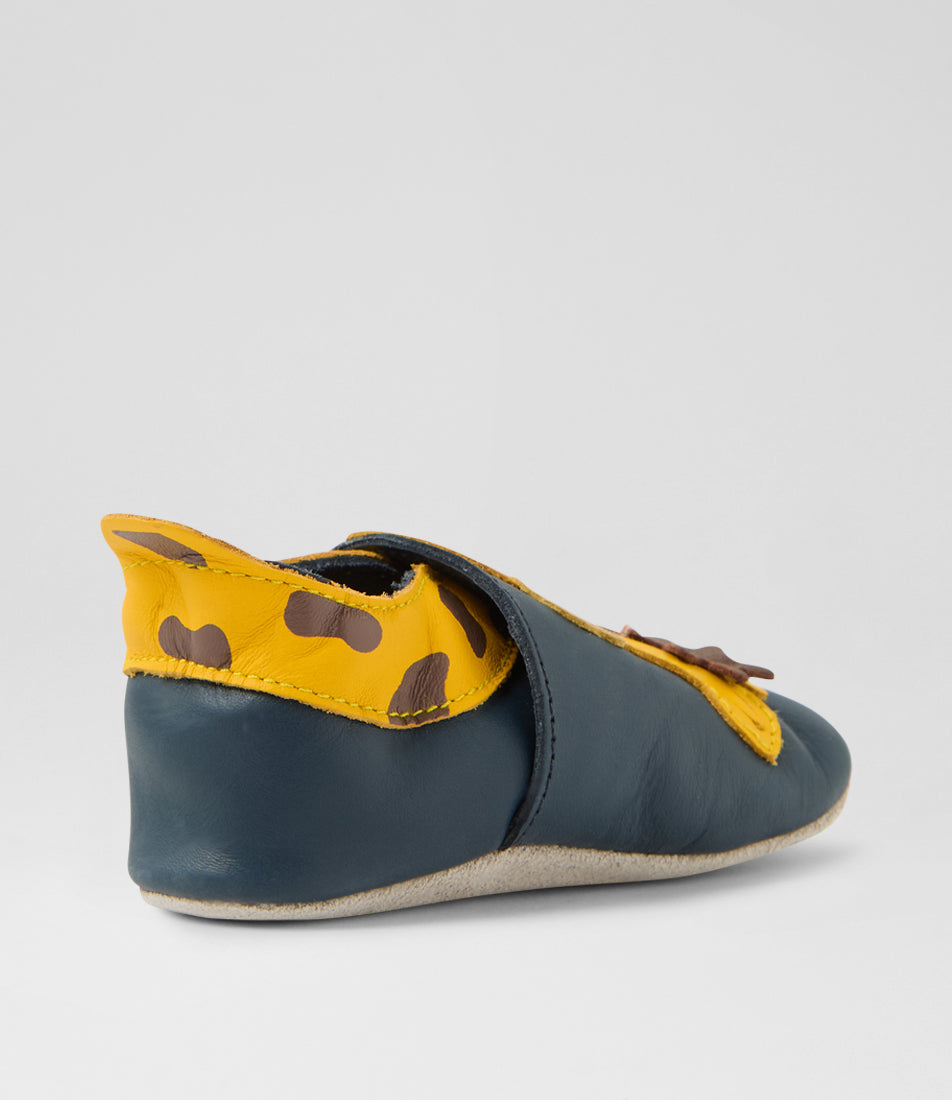 Giraffe - Soft Sole - Navy