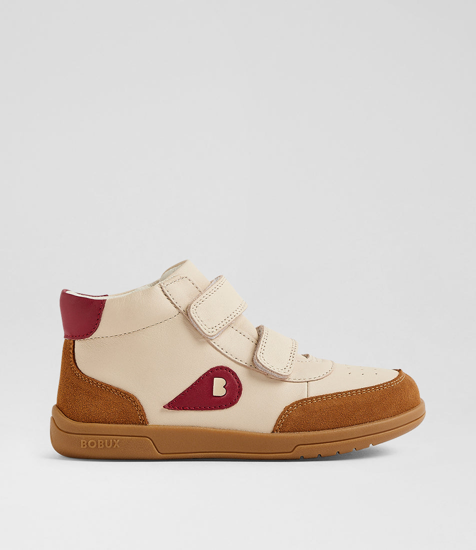 Champ High II - Kid+ - Chalk-Caramel-Tibetan Red