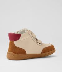 Champ High II - Kid+ - Chalk-Caramel-Tibetan Red
