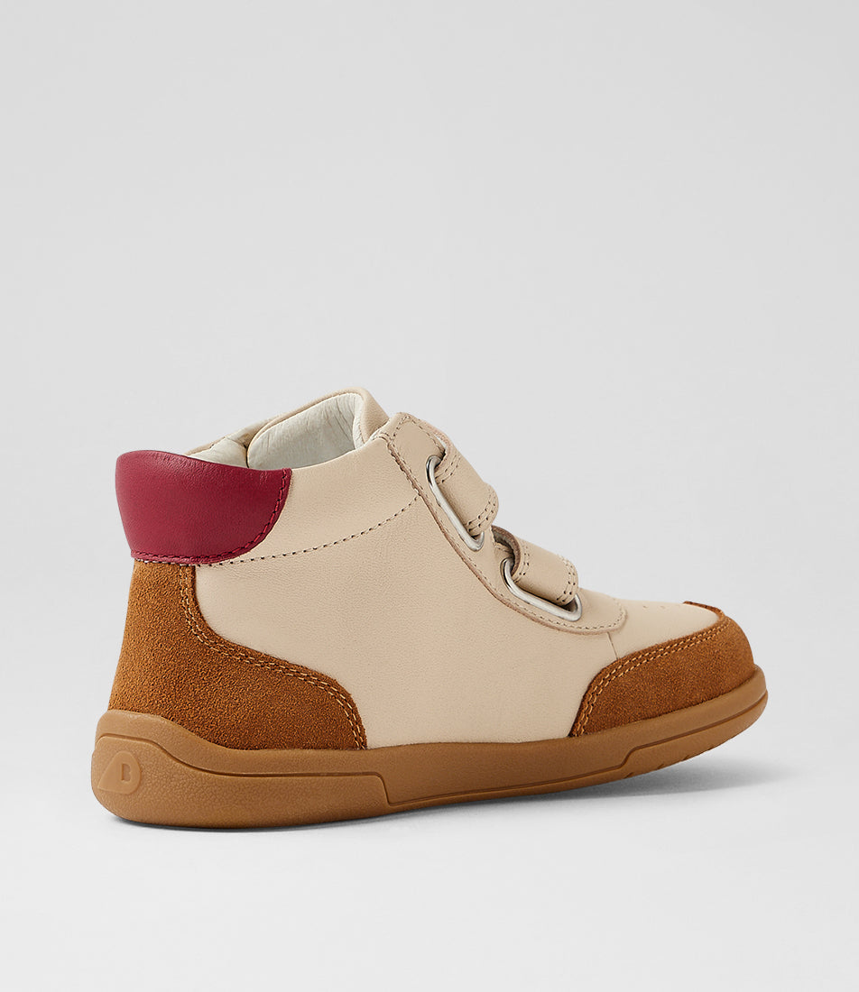 Champ High II - Kid+ - Chalk-Caramel-Tibetan Red