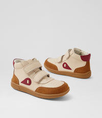 Champ High II - Kid+ - Chalk-Caramel-Tibetan Red