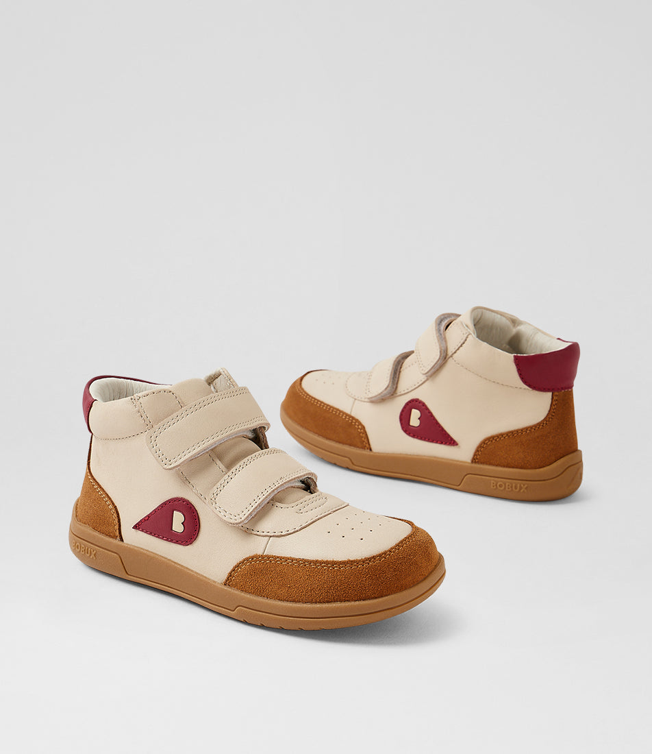 Champ High II - Kid+ - Chalk-Caramel-Tibetan Red