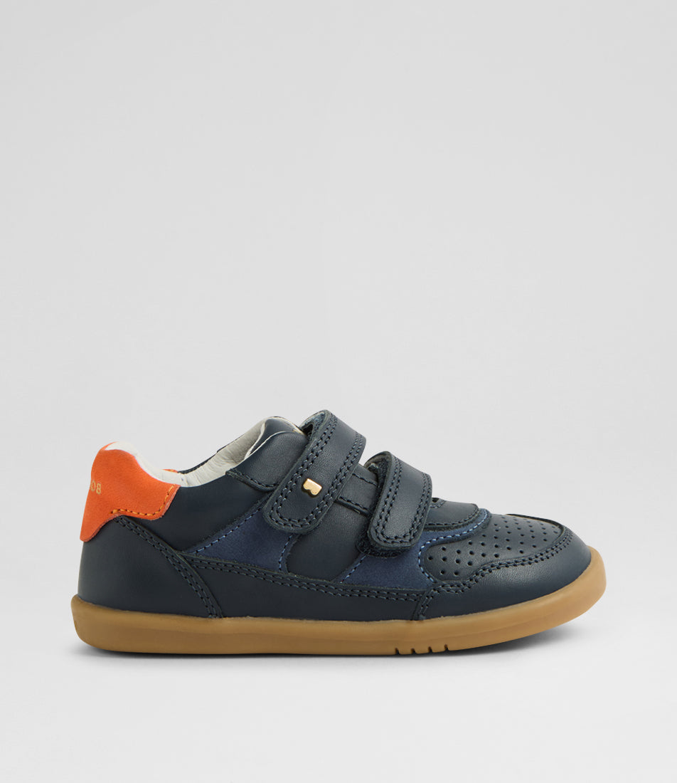 Hunter - I-Walk - Navy-Nasturtium
