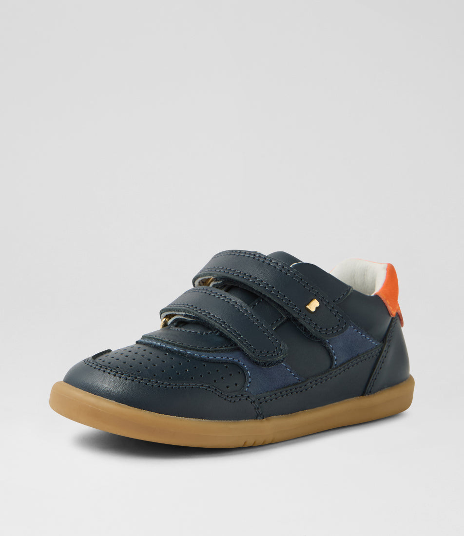 Hunter - I-Walk - Navy-Nasturtium