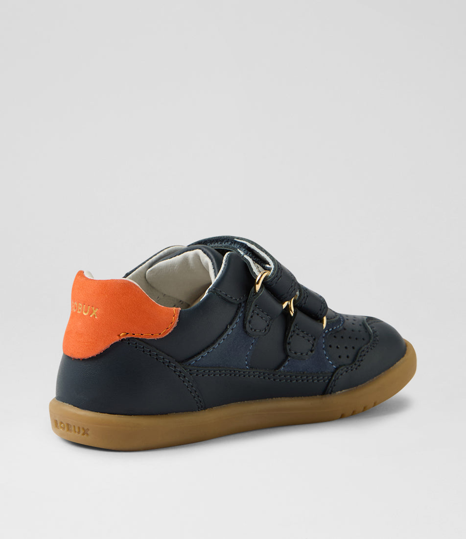 Hunter - I-Walk - Navy-Nasturtium