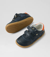 Hunter - I-Walk - Navy-Nasturtium