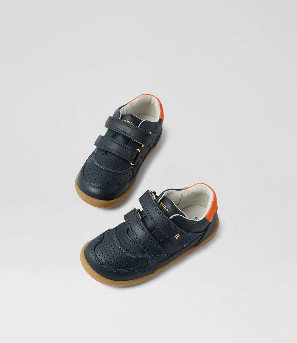 Hunter - I-Walk - Navy-Nasturtium